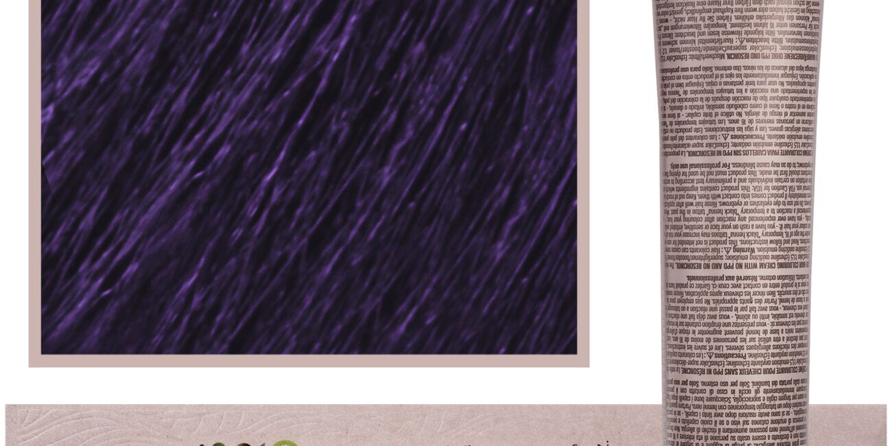 Echosline Echos Color Colouring Cream - wegańska farba do włosów, 100ml VIOLET | Fioletowy