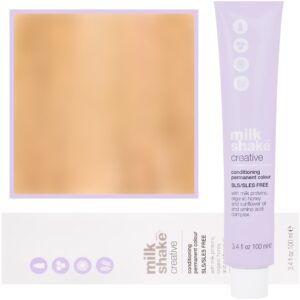 Milk Shake Creative - farba do włosów 100ml, pełna paleta kolorów 9,314 | 9GAC || Bardzo Jasny Miedziany Złocisty Popielaty Blond
