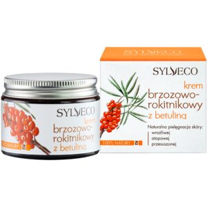 Sylveco Krem Brzozowo-Rokitnikowy z betuliną - przeciwstarzeniowy krem do twarzy, 50ml