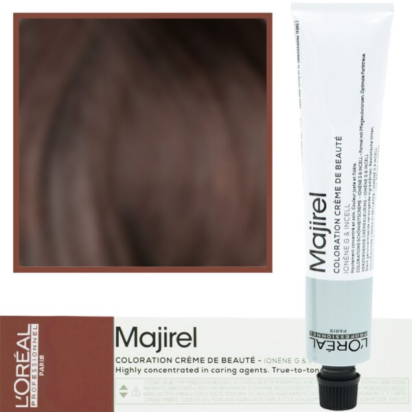 Loreal Majirel - profesjonalna farba do włosów, paleta kolorów, 50ml 6,53 Ciemny Mahoniowo-Złoty Blond