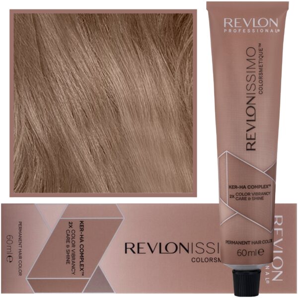 Revlon Revlonissimo Colorsmetique - kremowa farba do włosów, 60ml 7,24 | Średni Opalizujący Kasztanowy Blond
