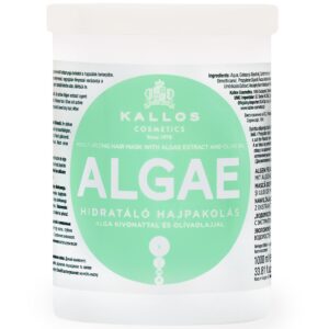 Kallos Algae Moisturizing Mask - maska nawilżająca do włosów suchych z algami, 1000ml