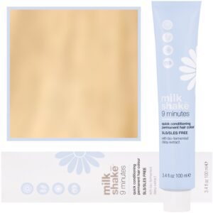 Milk Shake 9 Minutes - farba do włosów 100ml, pełna paleta kolorów 9,0 | 9NN || Intensywny Bardzo Jasny Blond