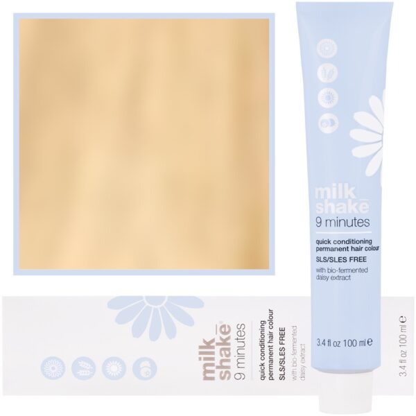 Milk Shake 9 Minutes - farba do włosów, pełna paleta kolorów, 100ml 9,0 | 9NN || Intensywny Bardzo Jasny Blond