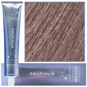 Proximus Supreme Color Nanotechnology – profesjonalna farba do włosów z kwasem hialuronowym, 100ml 8,28 | Jasny Kasztanowo Fioletowy Blond