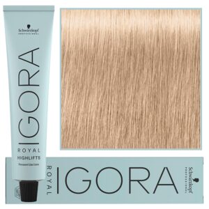 Schwarzkopf Professional Igora Royal Highlifts - farba do włosów o rozjaśniającej formule, 60ml 10-19 | Ultra Blond Cendre Fioletowy