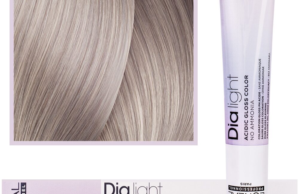Loreal Dia Light - profesjonalna farba do włosów, 50ml 10.21 Bardzo Bardzo Jasny Blond Opalizująco-Popielaty