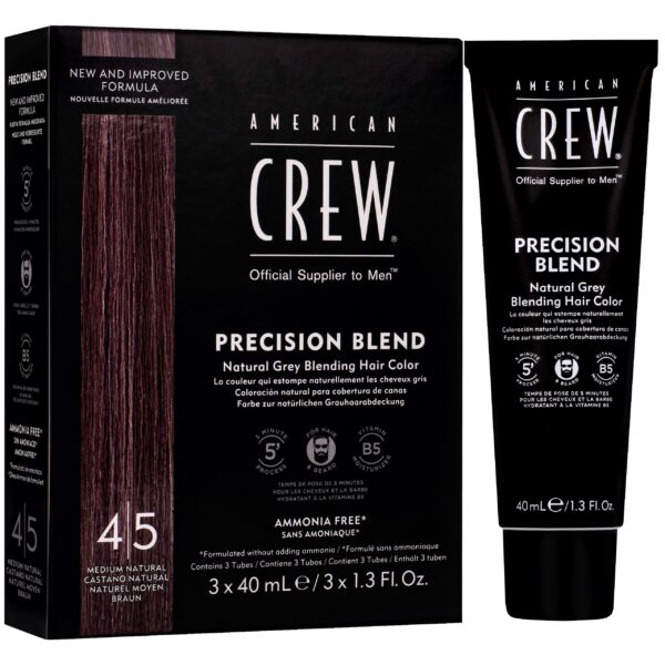 American Crew Precision Blend - odsiwiacz dla mężczyzn 3x40ml Medium Natural - średni naturalny