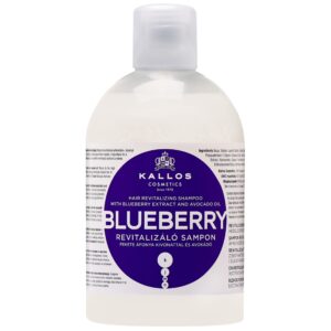 Kallos Blueberry Revitalizing Shampoo - rewitalizujący szampon do włosów zniszczonych, 1000ml