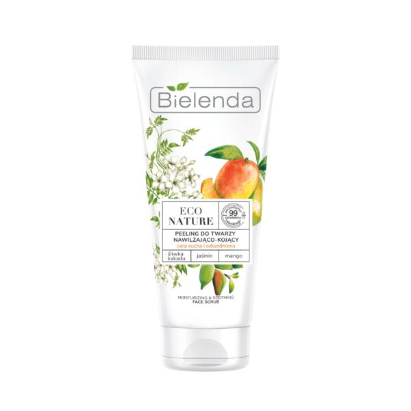 Bielenda Śliwka kakadu + Jaśmin + Mango - peeling do twarzy nawilżająco-kojący