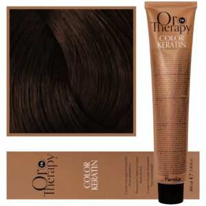 Fanola Oro Therapy - farba do włosów bez amoniaku, pełna paleta kolorów 6,00 | Intensywny Ciemny Blond