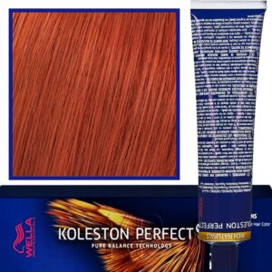 Wella Koleston Perfect Me profesjonalna farba do koloryzacji włosów 60ml 77/43 Czerwono Złoty Intensywny Średni Blond