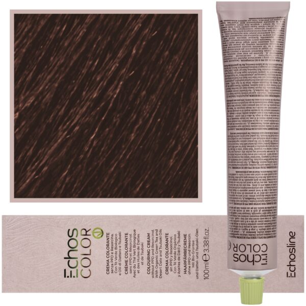 Echosline Echos Color Colouring Cream - wegańska farba do włosów, 100ml 6,43 | Miedziany Złoty Ciemny Blond