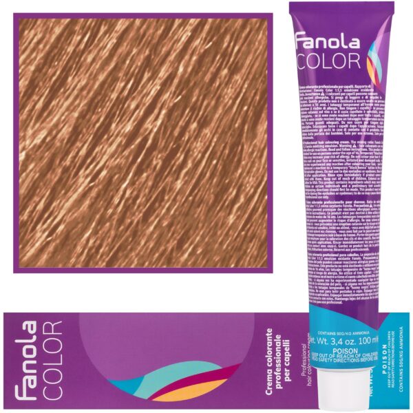 Fanola Crema Color farba - profesjonalny krem koloryzujący, 100 ml 9.3 | Bardzo Jasny Złoty Blond