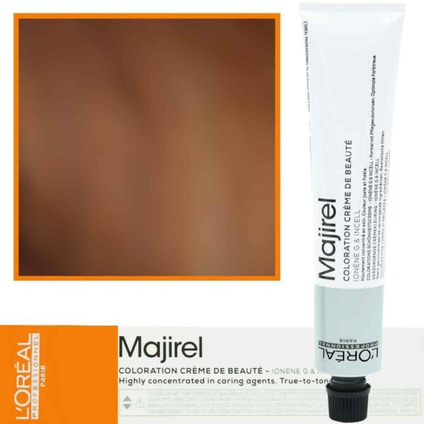 Loreal Majirel - profesjonalna farba do włosów, paleta kolorów, 50ml 7.3 Blond Złocisty