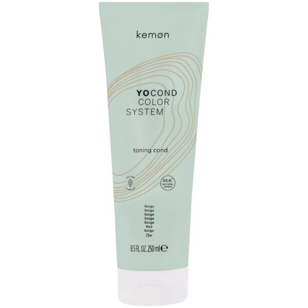 Kemon Yo Cond Color System Toning Conditioner - koloryzująca odżywka do włosów, 250ml Beige | Beż