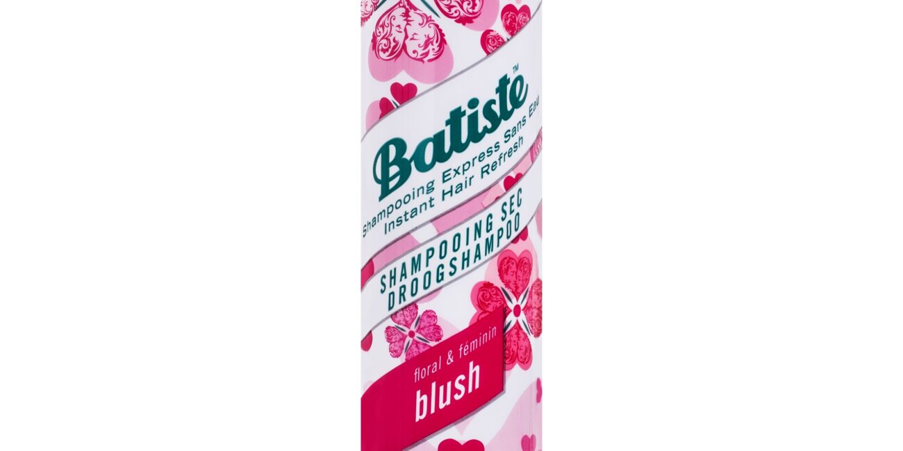 Batiste Blush Dry - suchy szampon z nutą hibiskusa, dodaje włosom objętości, 200ml
