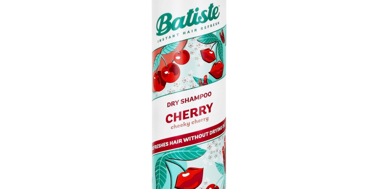 Batiste Cherry Dry, suchy szampon o wiśniowym zapachu, pochłania sebum 200ml