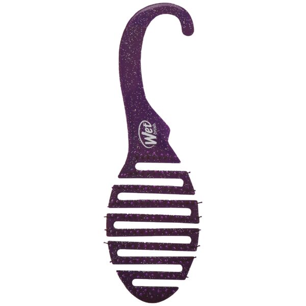 Wet Brush Shower Detangler - szczotka do włosów pod prysznic, różne kolory Glitter Purple | Fioletowy