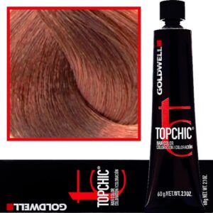 Goldwell Topchic - profesjonalna farba do włosów, 60ml 7-KR Średni Miedziany Czerwony Brąz