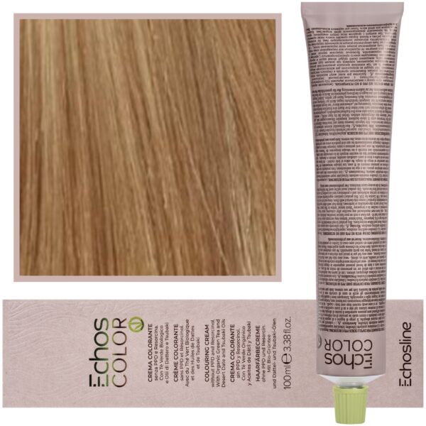 Echosline Echos Color Colouring Cream - wegańska farba do włosów, 100ml 88,0 | Extra Intensywny/Jasny Blond