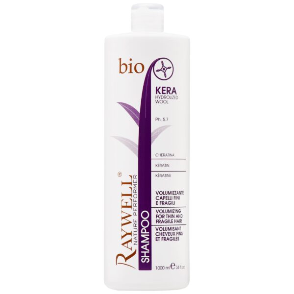 Raywell Bio Kera Volumizing - szampon dodający objętości do włosów cienkich, 1000ml