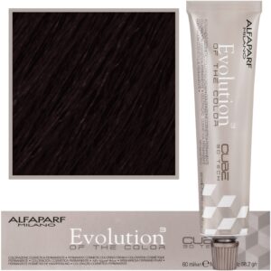 Alfaparf Evolution - farba do włosów 60ml cała paleta 4.32 | Średni złoty fioletowy brąz