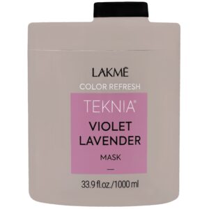 Lakme Teknia Refresh Violet Lavender Mask - fioletowa maska do włosów farbowanych, 1000ml