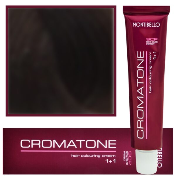 Montibello Cromatone farba profesjonalna trwała koloryzacja, 60ml 5,61 | Popielaty Kasztanowy Jasny Brąz