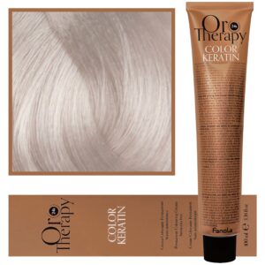 Fanola Oro Therapy - farba do włosów bez amoniaku, pełna paleta kolorów 10,1 Extra | Blond Platynowy Popielaty Extra