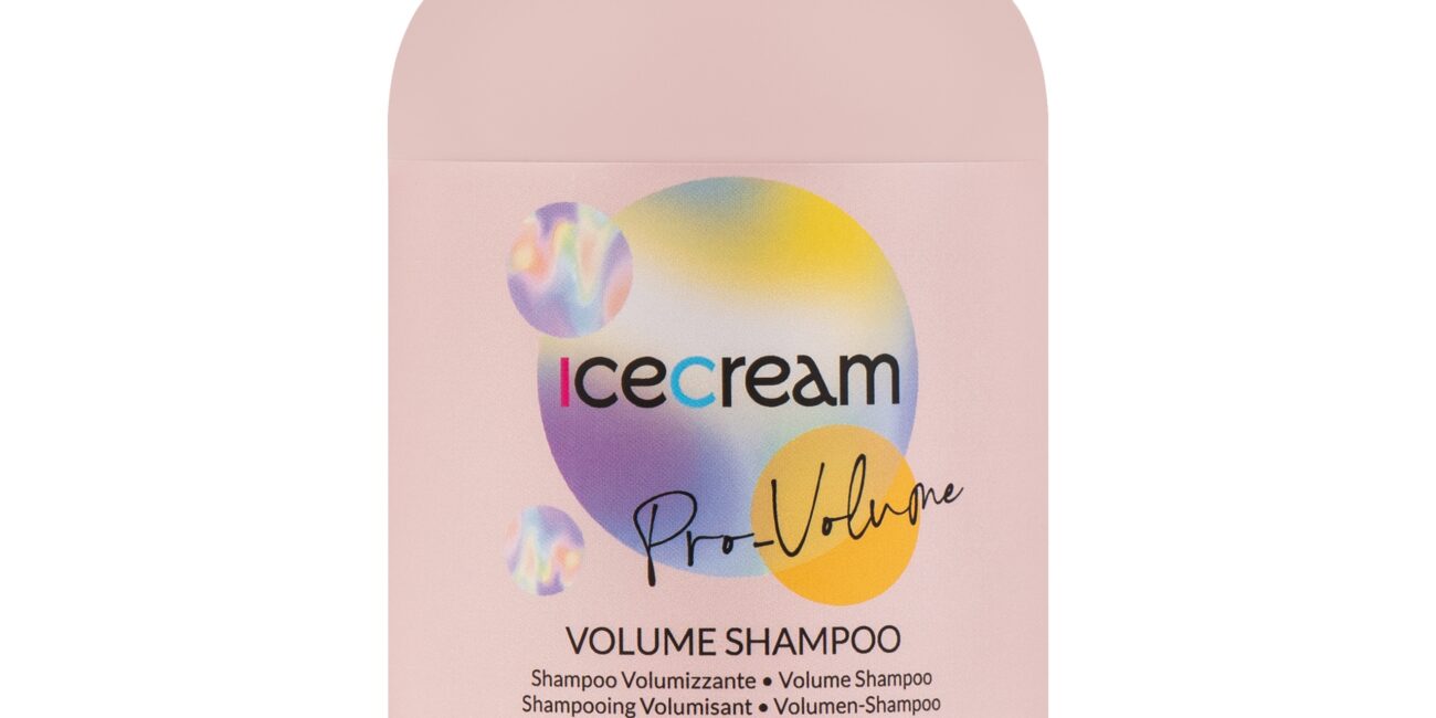 Inebrya Ice Cream Pro Volume - szampon dodający objętości włosom, 300ml