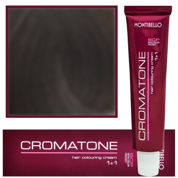 Montibello Cromatone farba profesjonalna trwała koloryzacja, 60ml 6,1 | Popielaty Ciemny Blond