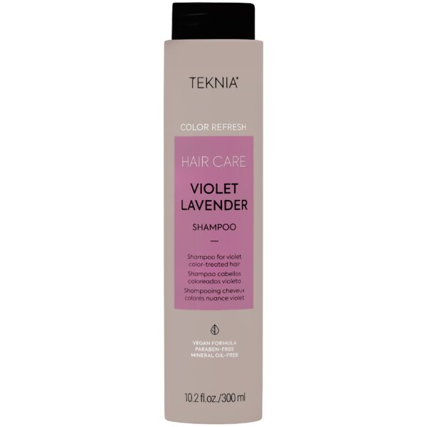 Lakme Teknia Refr Violet Lavend Shampoo - fioletowy szampon do włosów farbowanych, 300ml
