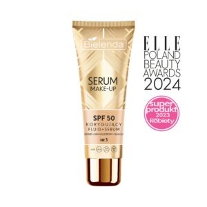 Bielenda Korygujący fluid+serum SPF50 do każdego typu cery, odcień nr 3