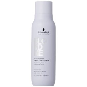 Schwarzkopf BlondMe Bond Repair Purple - fioletowa odżywka do włosów blond, 250ml