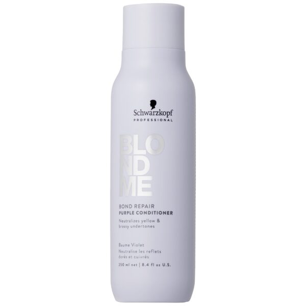Schwarzkopf BlondMe Bond Repair Purple - fioletowa odżywka do włosów blond, 250ml