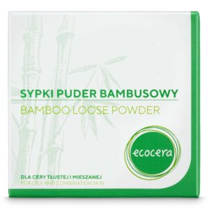 Ecocera Puder bambusowy pochłania nadmiar sebum i nie zapycha porów 8g
