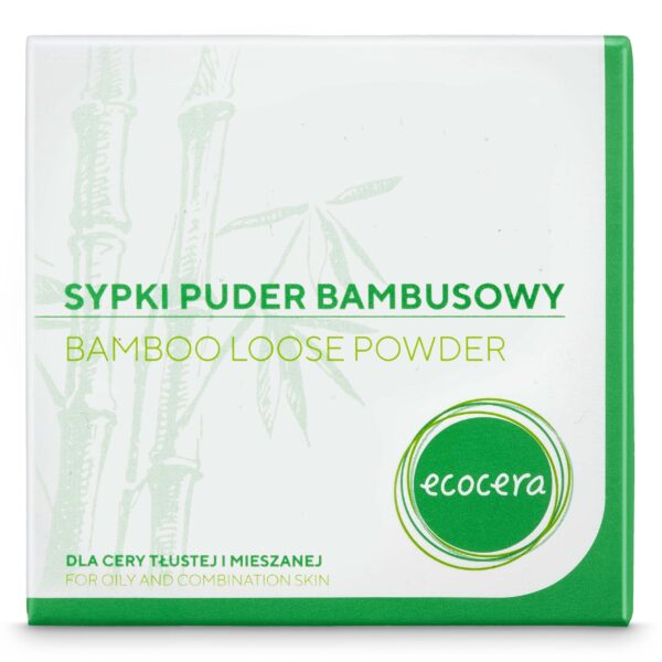 Ecocera Puder bambusowy pochłania nadmiar sebum i nie zapycha porów 8g