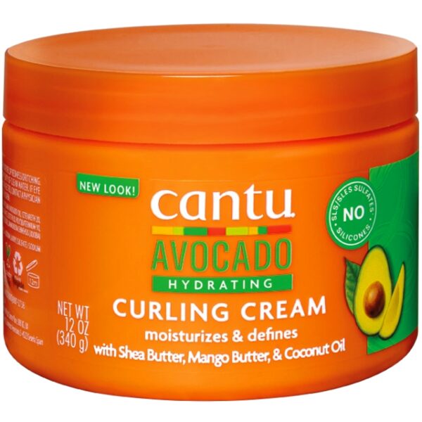 Cantu Avocado Hydrating Curling Cream - krem nawilżający do loków i fal, 340g