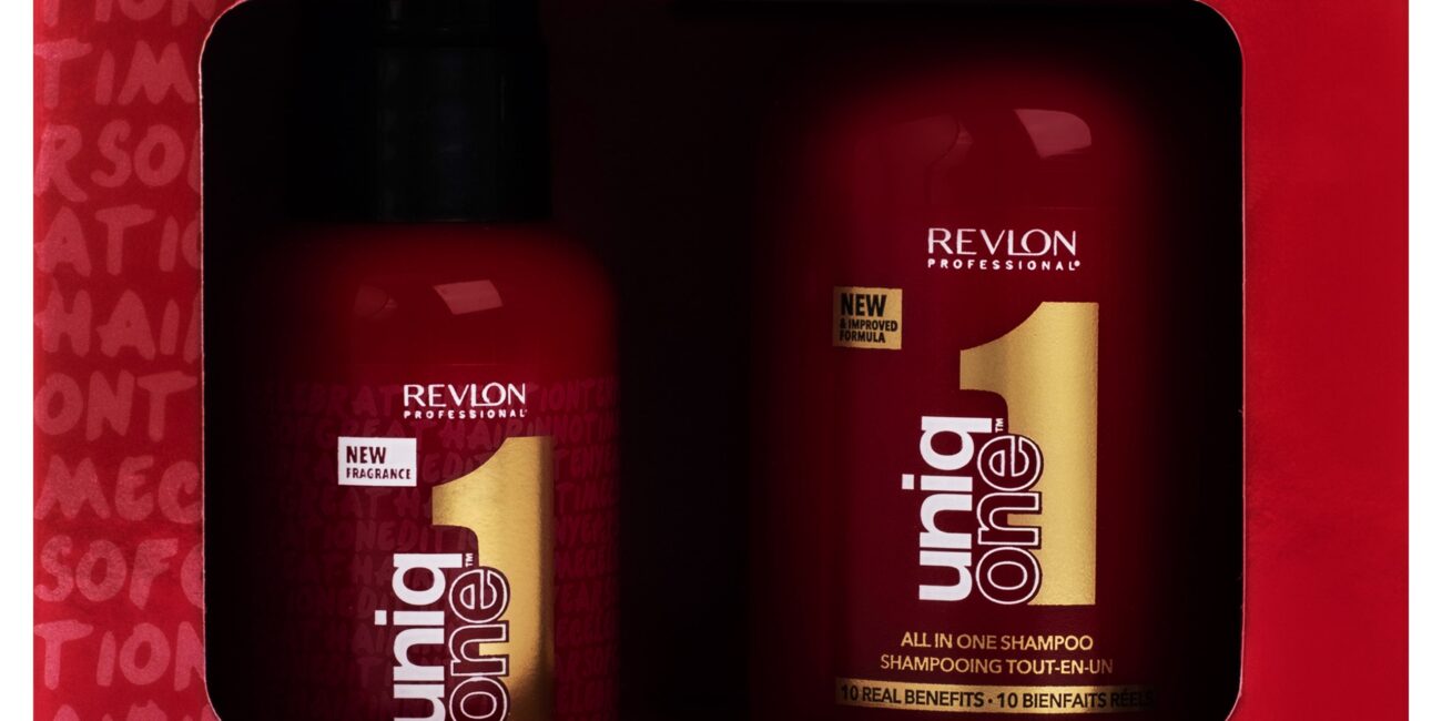 Revlon Uniq One Gift Pack - zestaw do pielęgnacji włosów szampon i odżywka bez spłukiwania
