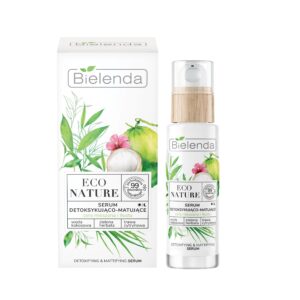 Bielenda Woda kokosowa + Zielona Herbata + Trawa Cytrynowa - serum detoksykująco-matujące