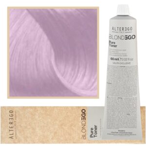 Alter Ego BlondEgo Pure Toner - ochładzający kolor toner do włosów blond, różne kolory, 60ml Platinum | Popielaty Blond