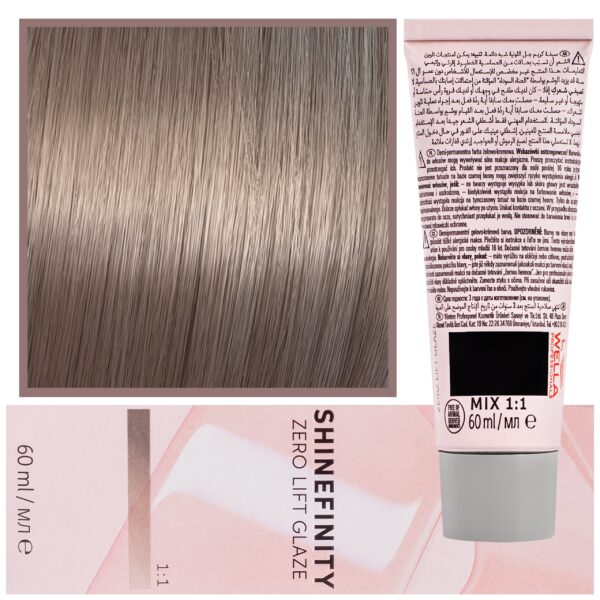 Wella Shinefinity Zero Lift Glaze - profesjonalna farba do włosów, 60ml 06/0 | Ciemny Naturalny Blond