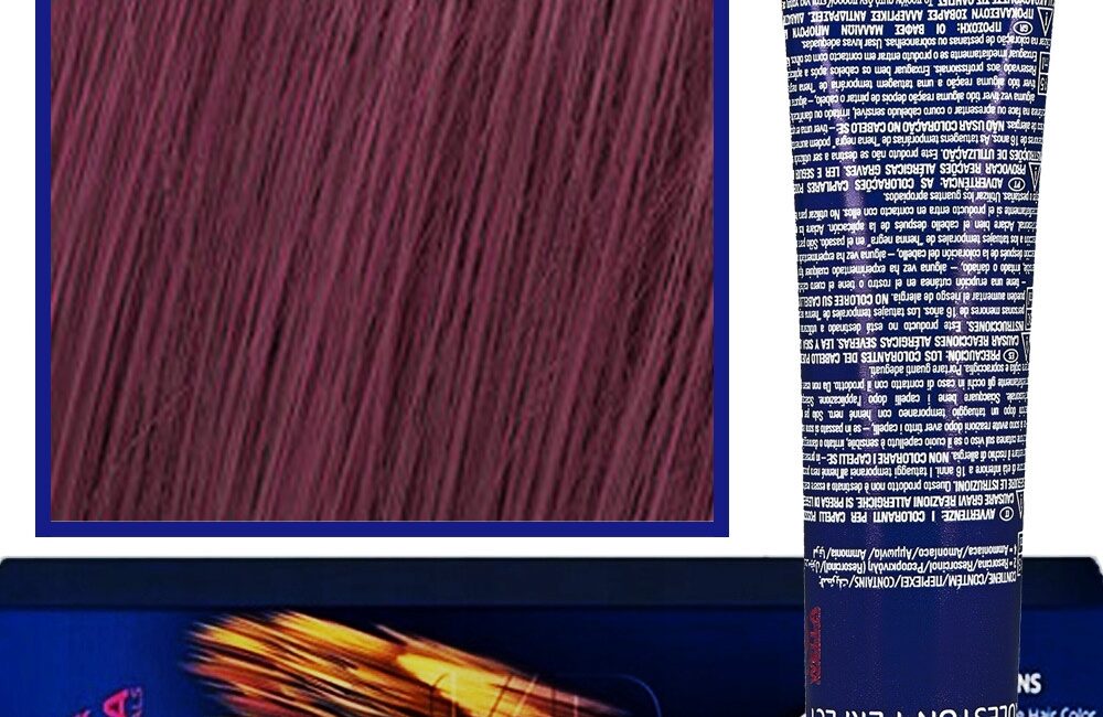 Wella Koleston Perfect Me profesjonalna farba do koloryzacji włosów 60ml 55/46 Czerwono Fioletowy Intensywny Jasny Brąz