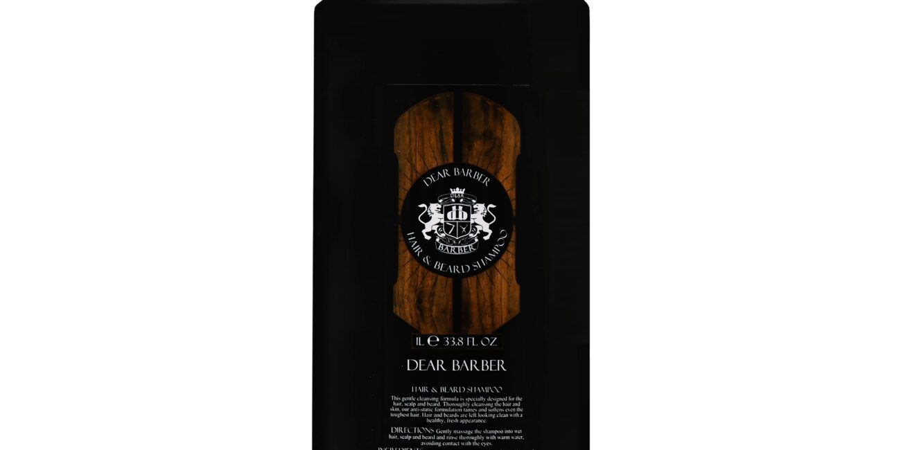 Dear Barber - szampon do zarostu i włosów nawilżająco-regenerujący, 1000ml