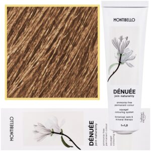 Montibello Denuee – naturalna wegańska farba do włosów bez amoniaku, 60 ml 9,34 | Miedziano-Złoty Bardzo Jasny Blond