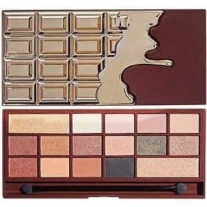 Makeup Revolution Chocolate 24k Gold - cienie do powiek w odcieniach nude