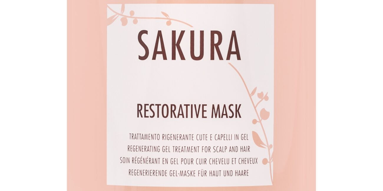 Inebrya Sakura Restorative - maska wzmacniająca do włosów i skóry głowy, 1000ml