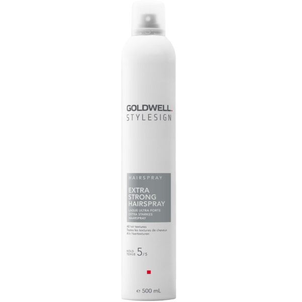 Goldwell Stylesign Hairspray Extra Strong - bardzo mocny lakier do włosów, 500ml