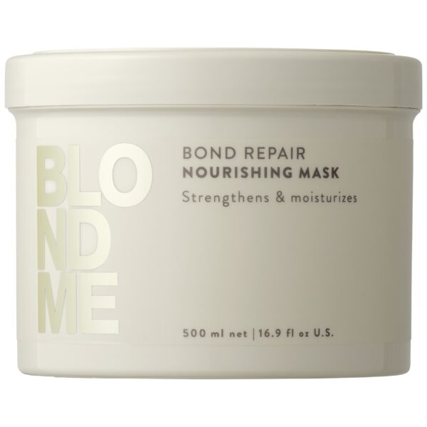 Schwarzkopf BlondMe Bond Repair Nourish - wzmacniająca maska do włosów blond, 500ml